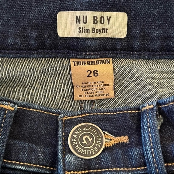 True Religion Slim Boyfit Denim Jeans - Picture 7 of 10